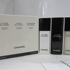 Chanel Le Jour / La Nuit / Le Weekend 3-Piece Skincare Set - New in Box NIB